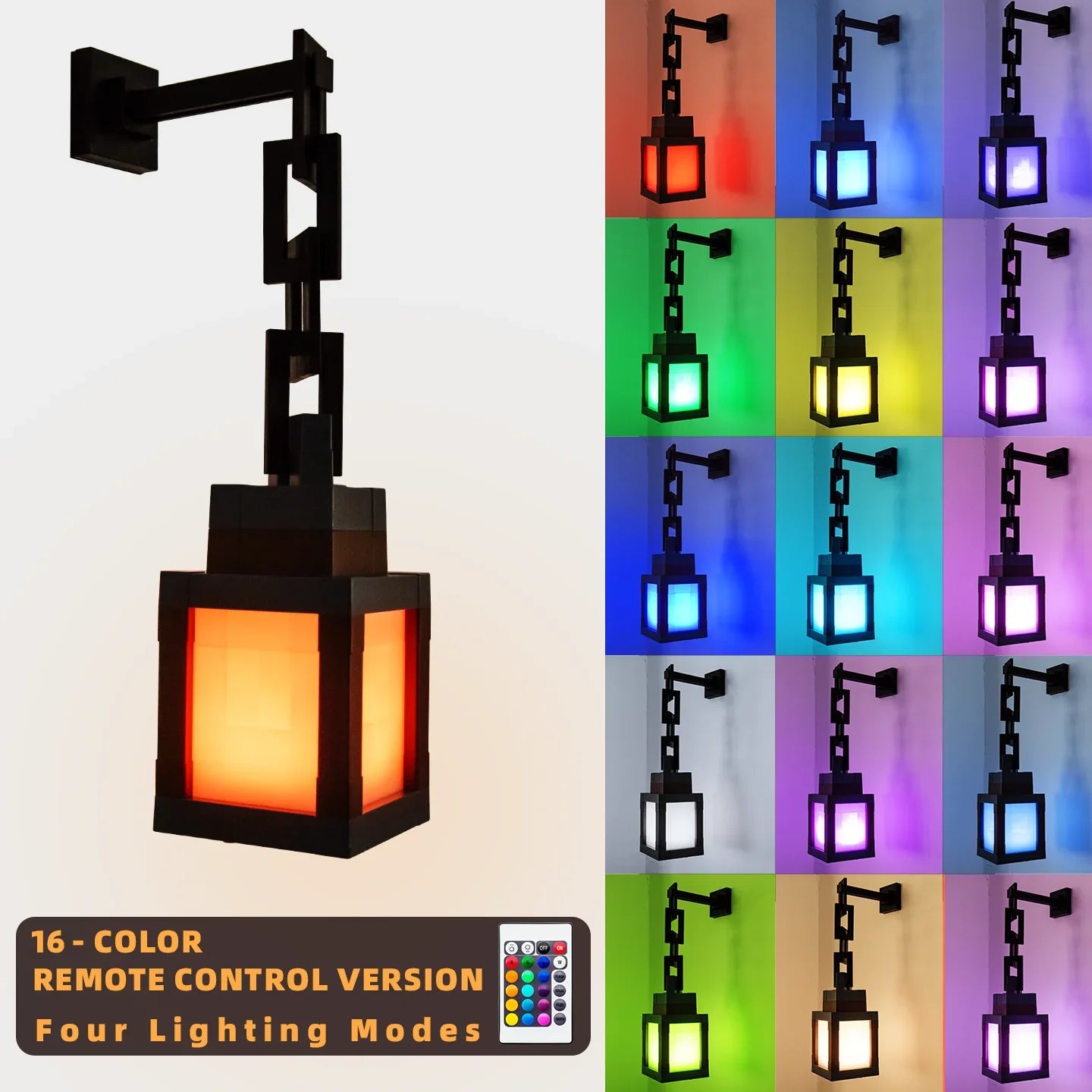 The Original Minecraft Wall Lamp